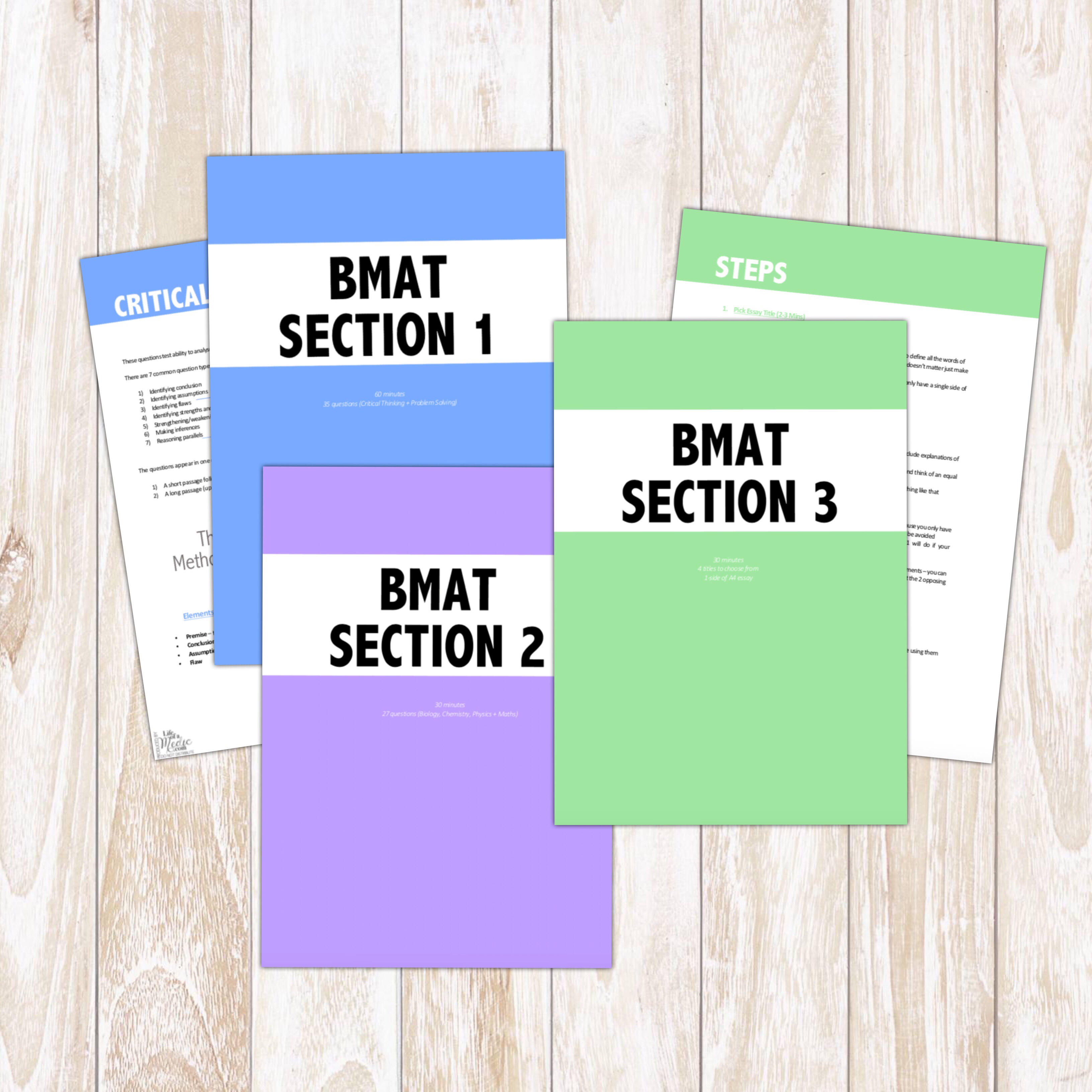 My BMAT Notes – Life of a Medic